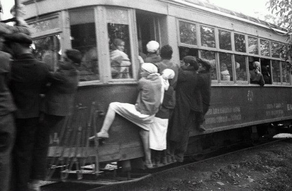 1928 Ташкент Трамвай в Час Пик