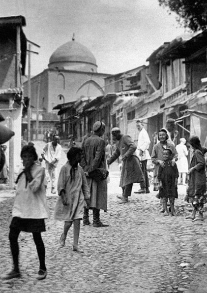 1929 Ташкент Базарные Ряды возле Мечети Ходжи Ахрара Вали