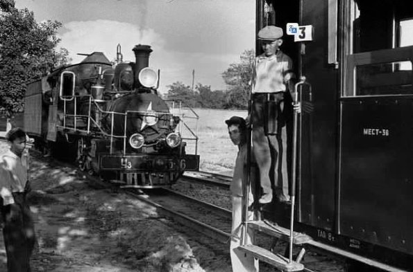 1954 Ташкент Комсомольское Озеро Детская Железная Дорога