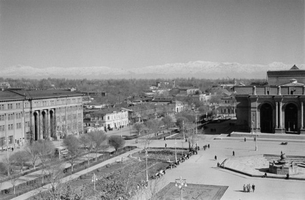 1955 Предпл Ташкент Театральная Площадь