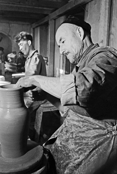 1959 Ташкент Керамичекая Артель им Баранова Мастер-Гончар Зия Мухаммедов