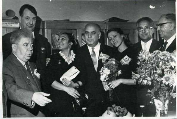 1963 Ташкент Тамара Ханум и Майя Плисецкая на Декаде Русского Искусства и Литературы