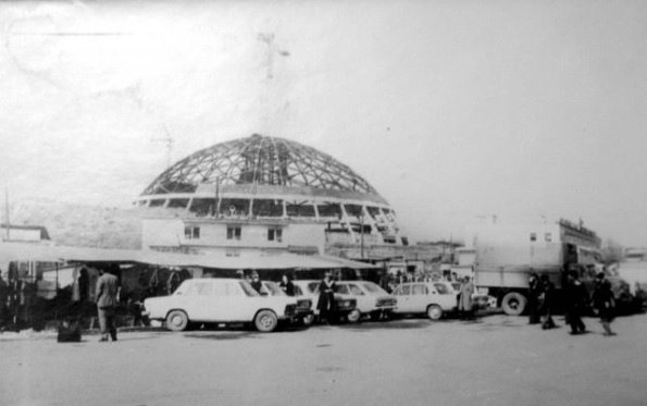 1968 Предпл Ташкент Строительство Купола Базара Чорсу