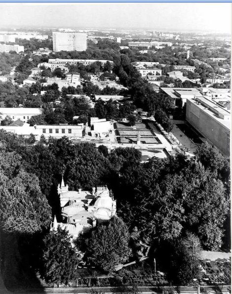 1970 Ташкент Панорама Района в Центре Города