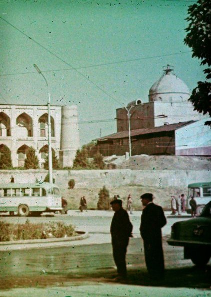 1970 Ташкент Соборная Джума Мечеть Ходжи-Ахрара Вали и Часть Медресе Кукельдаш