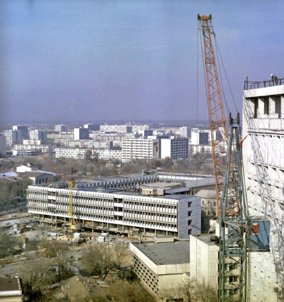 1974 Ташкент Строительство Гостиницы Узбекистан и Зданий УзбекЭнерго
