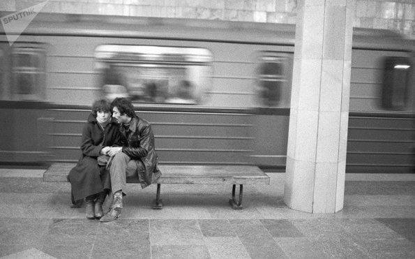 1980 Ташкент Метро Остановка