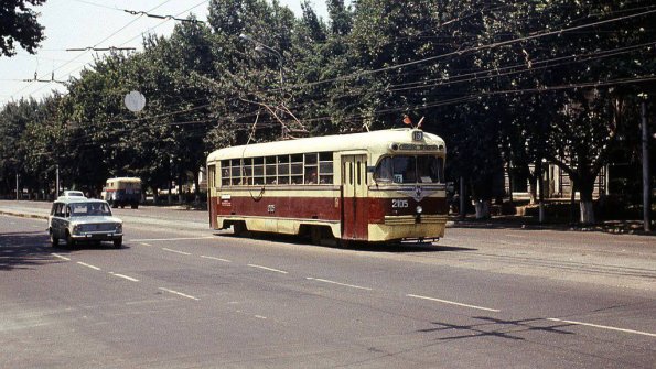 1981 Ташкент Трамвай на Ул Навои