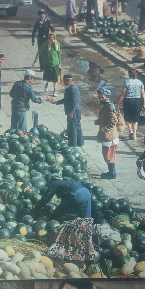 1985 Ташкент На Базаре Арбузы