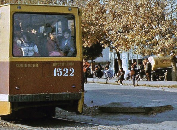 1988 Ташкент Трамвай 16 Маршрута на пр Беруни