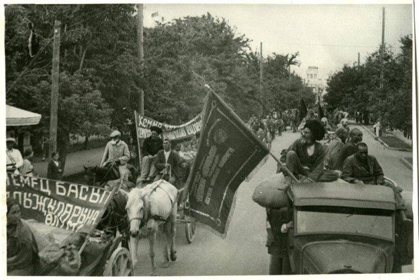 1942 Ашхабад Багир Красный караван из аулсовета Багир-Ашхабадского района 2