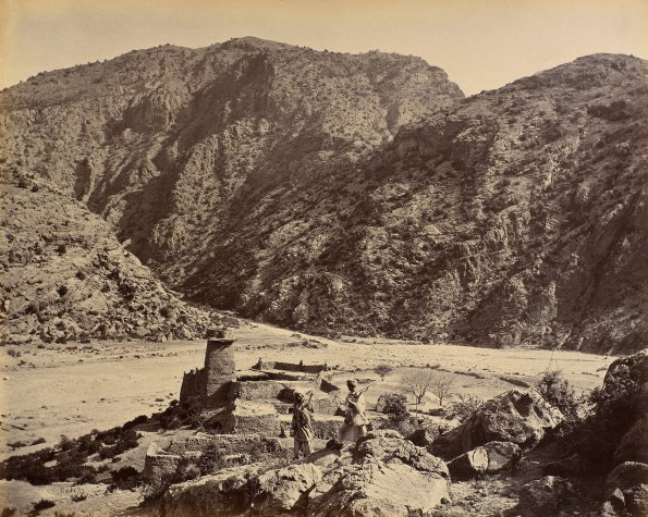 1879 Kutakushta Village in Haybver Pass, Reglar Troops of Peshavar Valley