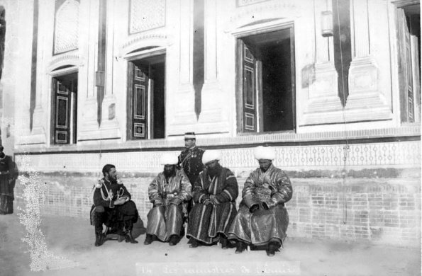 1883 Бухара Летний Дворец Эмира Ширбудун Министры Эмира