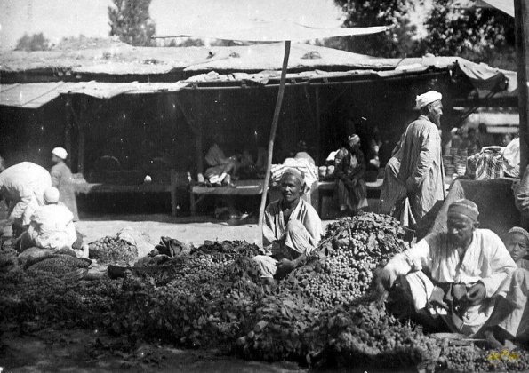 1900 Tashkent Grapes Market