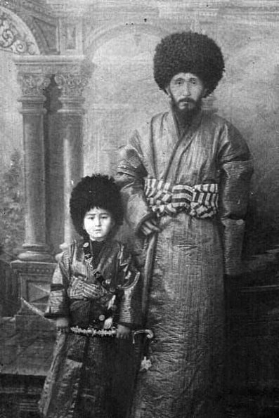 1910 Предпл Хива Хан Исфандияр с Сыном Предпл