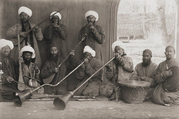 1910 Узбекистан Музыканты