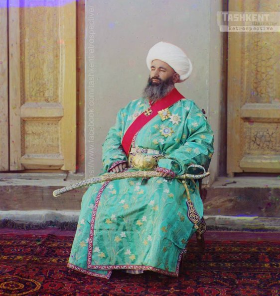 1911 Бухара Джанмирза-Кушбеги, первый министр Бухарского ханства с 1910 по 1920