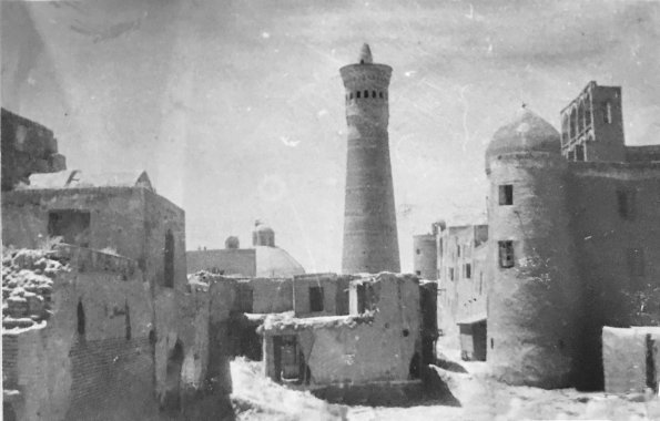1916 Бухара Минарет Калян и Южная Сторона Медресе Мири-Араб