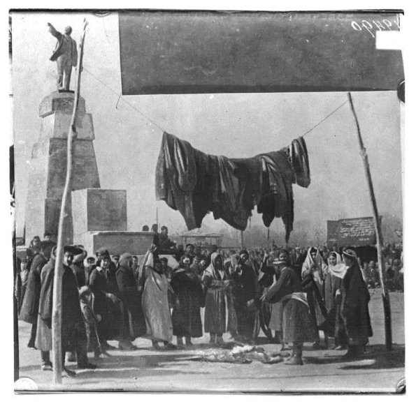 1927 Андижан предпл. Митинг Долой Паранджу