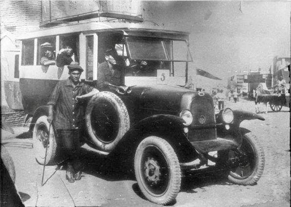 1928 Бухара Автобус Построенный на Узавтопромторга на Шасси Фиат
