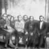 1930 Khiva Khudaybergen Divanov on right, next to left Masharip Rizayev