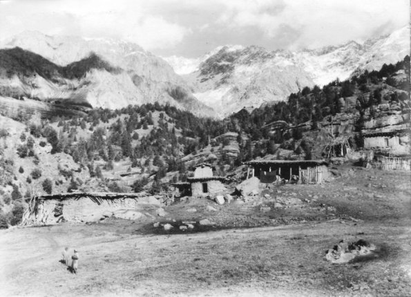 1932 Samarkand The village in the mountains near City