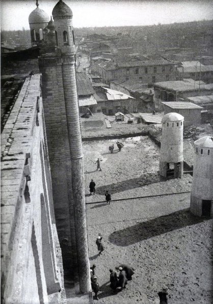 1935 Ташкент Вид с Башни Медресе Кукельдаш