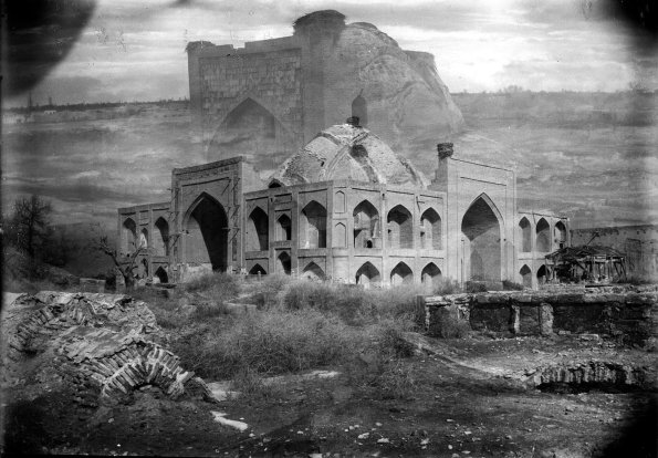 1938 Бухара Фасад Медресе Богоэддин