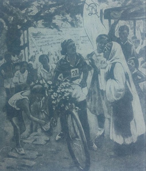 1939 Ташкент Победительница Велопробега