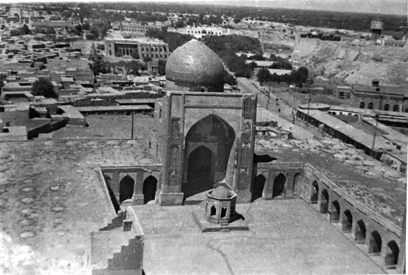 1944 Бухара Панорама с Минарета Калян 11