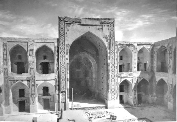 1950 Бухара Медресе Улугбека Двор Вид на Север