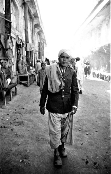 1953 Kabul Market Boy in USA Uniform