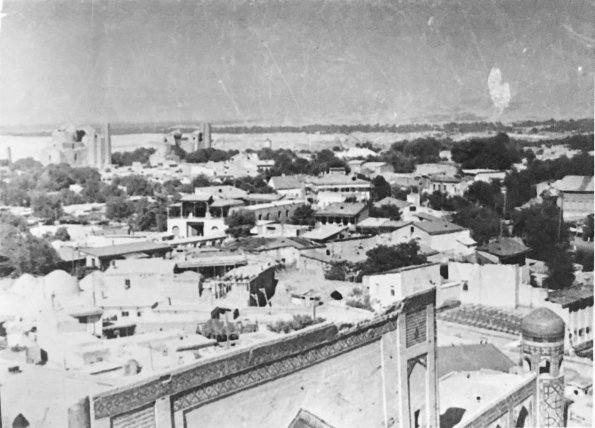 1955 Самарканд Панорама с Северо-Восточного Минарета Медресе Улугбека Фото Душкина