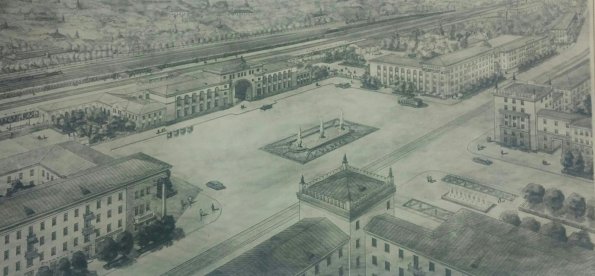 1955 Ташкент Проект Реконструкции Вокзала