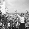 1955 Ташкент у Народного Дома вДень Праздника