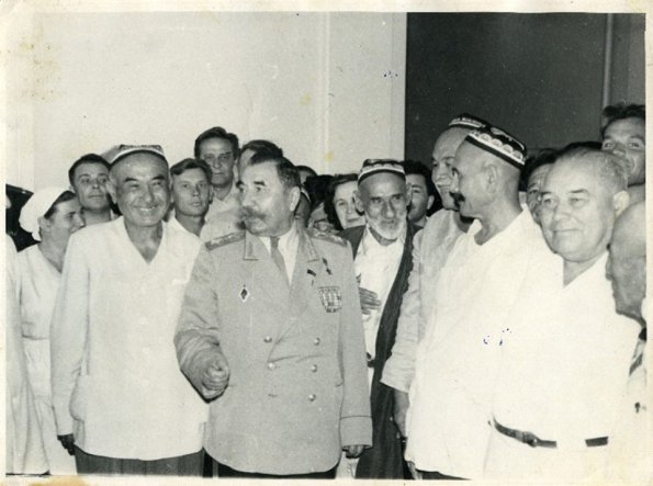 1955 Фергана Встреча С М Буденного с Группой Ветеранов Гражданской Войны в Ферганской Долине