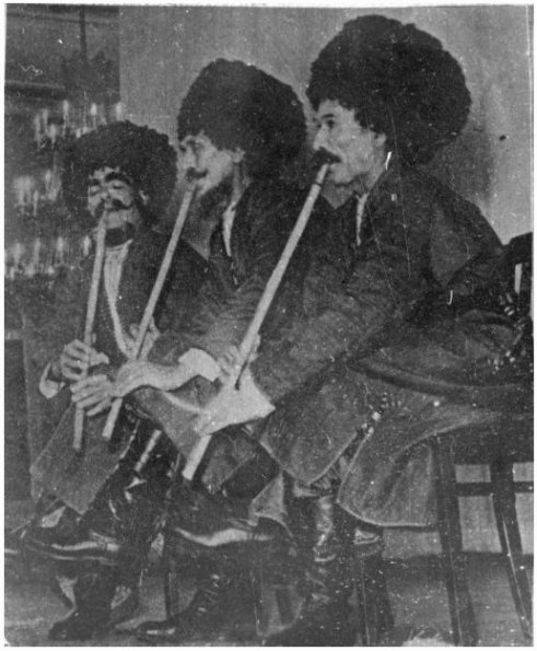 1955 Kolonnyj Zal Doma Soyuzov Turkmenskij Vecher Duyduk Players