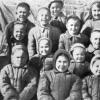 1960 Tashkent Bahri Akramova (4 from right) and Shaamed Shamahmudov (right) took 16 kids WW2 2