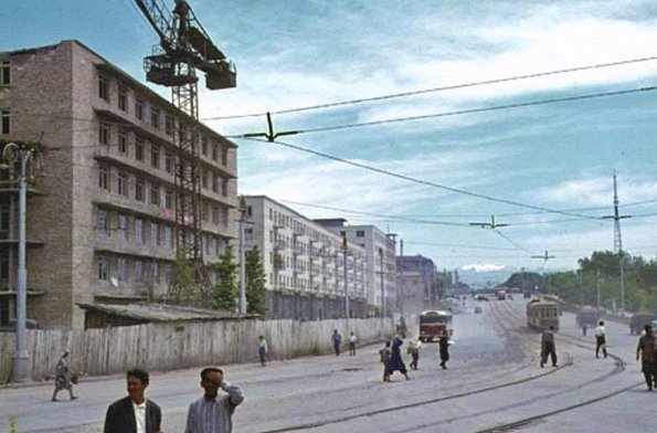 1963 Ташкент Ул Навои Строительсво Здания СредАзГипроВодХлопок