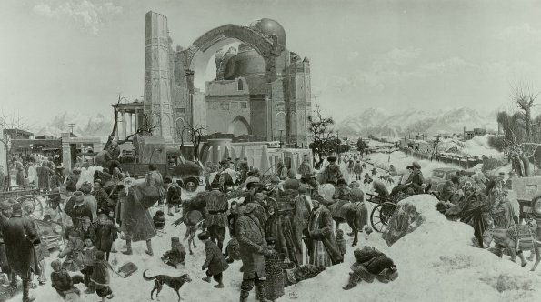 1963 Samarkand, Painting by V Tyubke