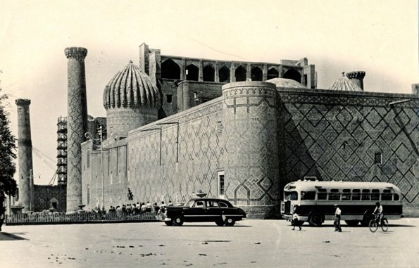 1965  Самарканд Автостанция на Площади Регистан