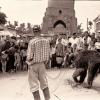 1965 Самарканд Дрессировщики с Медведем на Улице
