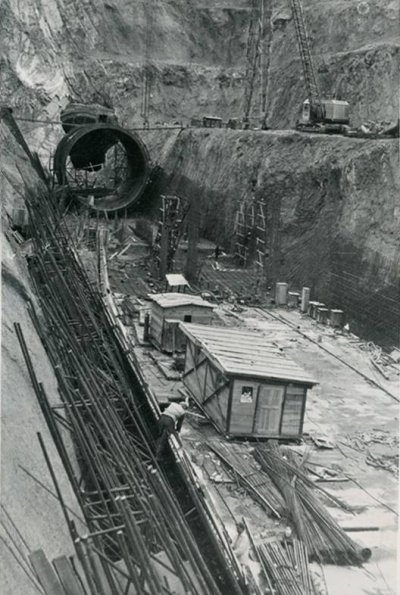 1965 Узбекистан Строительство Чарвакской ГЭС