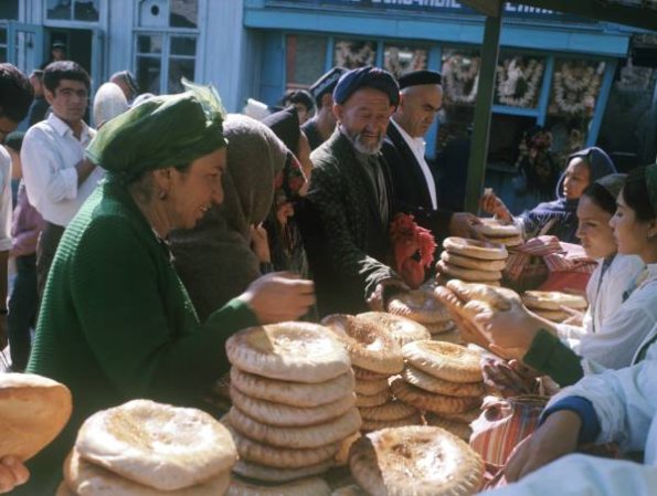 1969 Самарканд Базар Лепешки