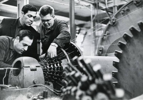 1969 Ташкент в Цеху Завода Ташкенткабель