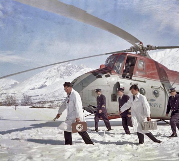 1970Узбекистан Врачи Санитарной Авиации