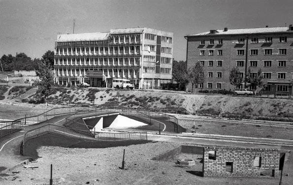 1972 Самарканд Полигон ДОСААФ и здание