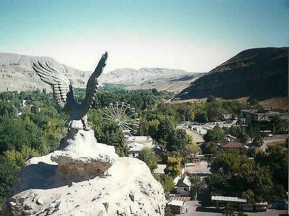 1980 Фирюза Туркменистан Панорама с Орла