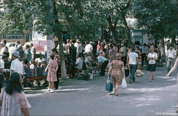 1986 Ташкент Остановка у Алайского Рынка